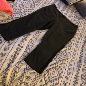 Nike workout pants smoke free home. Olive green